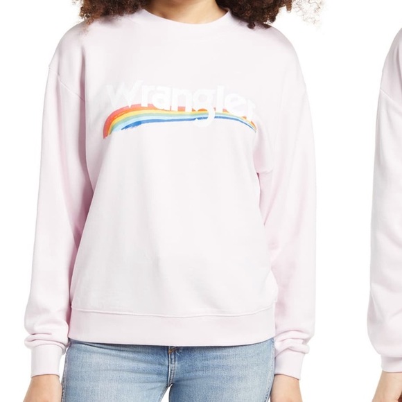 wrangler rainbow hoodie